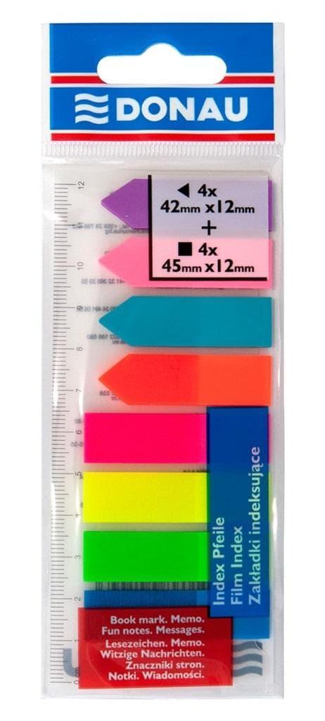 PP-indeksfaner 12x45mm/12x42mm