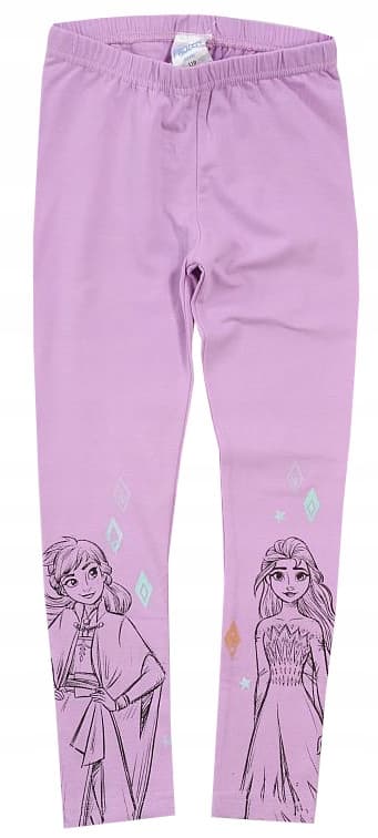 Frozen ELSA -leggingsit, tyttöjen violetit 128 D077C