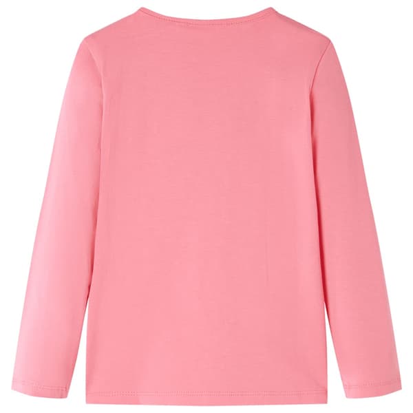 Barn långärmad T-shirt, rosa, 104