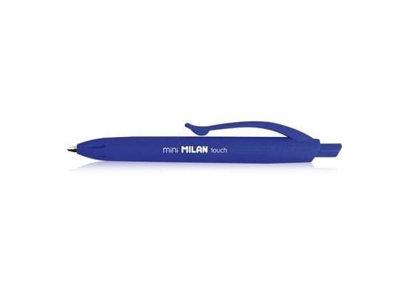 P1 mini Rubber Touch pen blå (40 stk.) MILAN