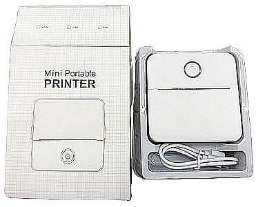 Mini kannettava USB-tulostin