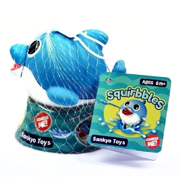 Squirbbles Blå Delfin Badelegetøj