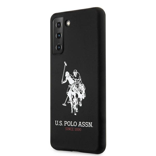 US Polo Silikone On Tone Etui til Galaxy S21 Sort