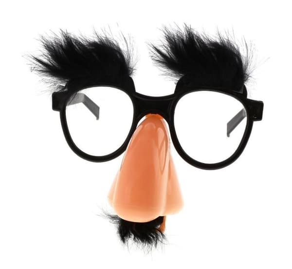 Professorek briller sorte