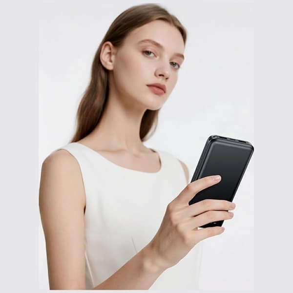 Powerbank USAMS PB83 2xUSB-A 1xUSB-C 10000mAh sort