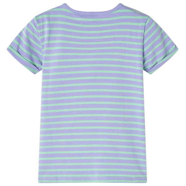 Barn-T-shirt, ljus mintgrön, 128