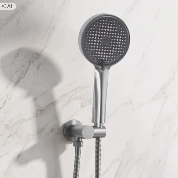 Grace duschset i borstad nickel + ASK