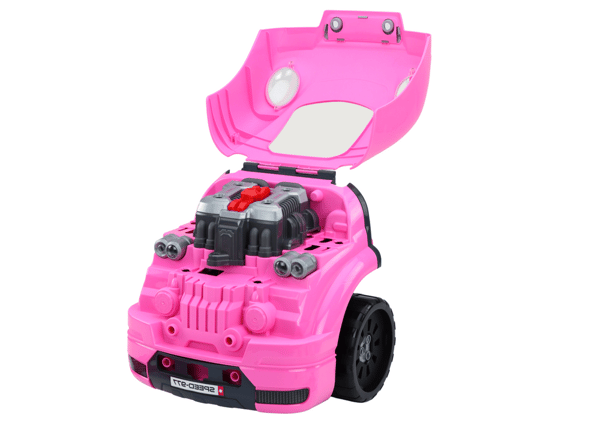 Verkstadsdemontering av bilmotor DIY-kit rosa