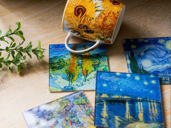 4 lasinaluset - V. van Gogh (CARMANI)
