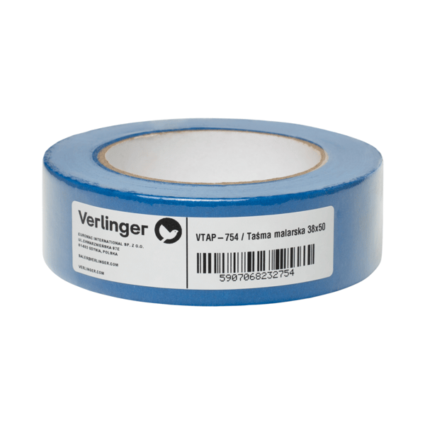 Professionel blå malertape 38 mm x 50 m RESISTENT