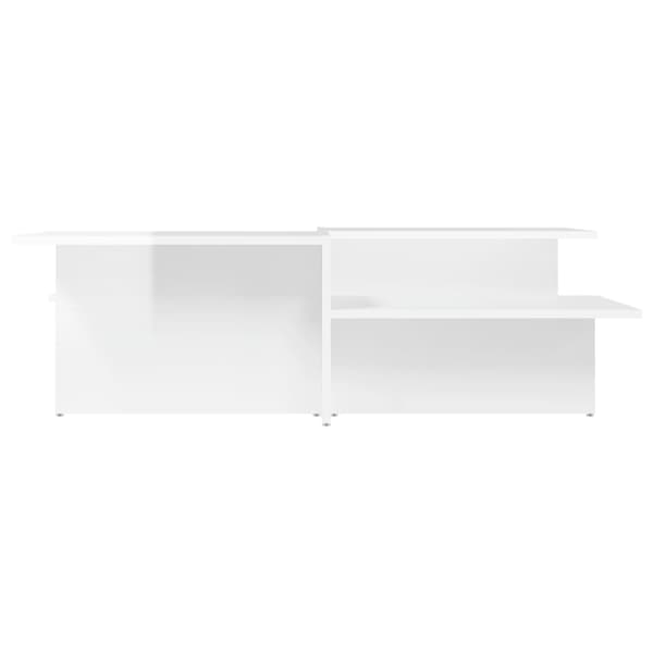 vidaXL Soffbord, set om 2, högblank vit