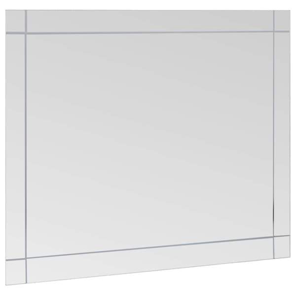 vidaXL Väggspegel, 100 x 60 cm, Glas