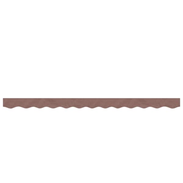 vidaXL markisekappe, brune striber, 3 m