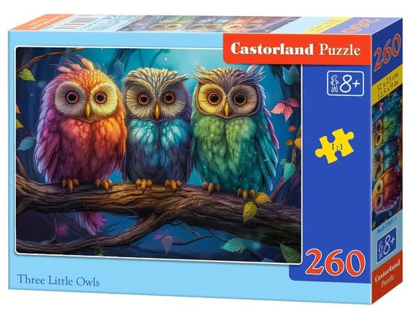 Puzzle 260 Kolme pientä pöllöä CASTOR