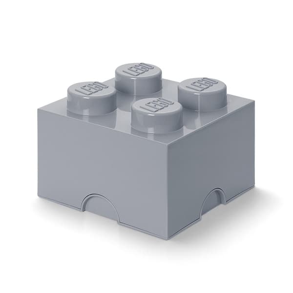 Lego containerklodser fire lysegrå
