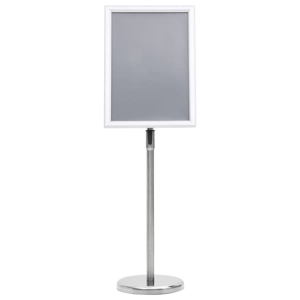 vidaXL A3-posterställ, silver, aluminiumlegering