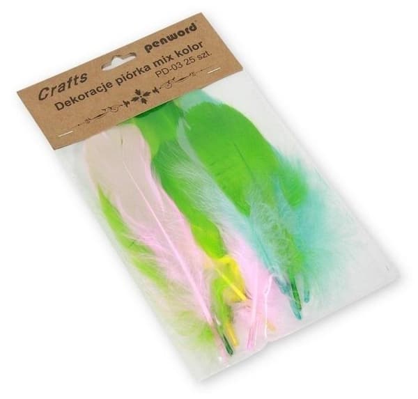 Fjermix 10-13 cm 25 stk.