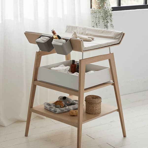 Leander - Linea™ puslebetræk, Cappuccino Organic