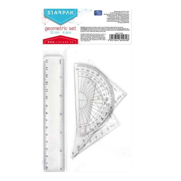 Geometrisk sæt 4 elementer 15 cm