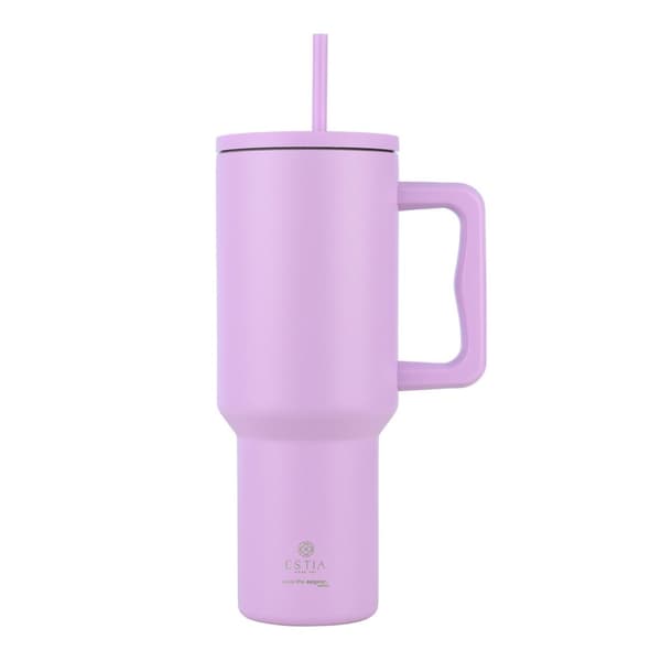 Termosmugg med sugrör 1200 ml Lavendel Lila