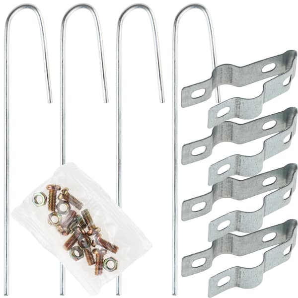 PERG-N9499 ANKNINGAR FÖR FÄSTNING AV PERGOLA, 4-PACK + SKRUVAR