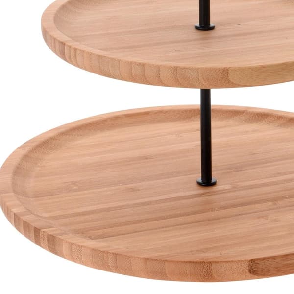 Bambu tårtfat 3 nivåer 34
