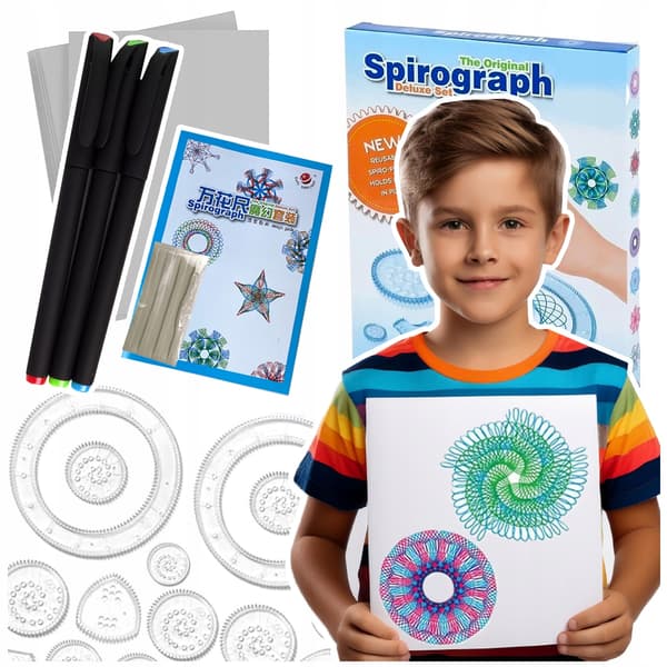 Spirograph Pedagogiskt Set 28 Delar Markörer Z1064