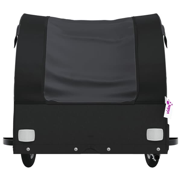 vidaXL cykelanhænger, sort, 45 kg, jern