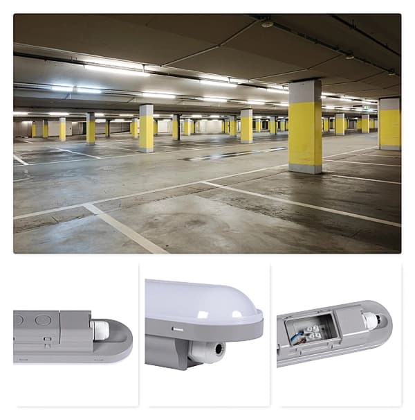 DICHT LED 36W pölytiivis valaisin, neutraali väri, IP65, 3600lm