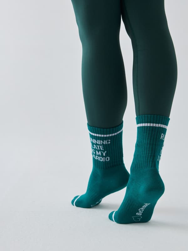 Sportsockor - Att springa sent är min kondition 39-42