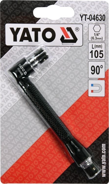 VINKELSKRUETRÆKKER TIL 1/4" BITS YT-04630 YATO