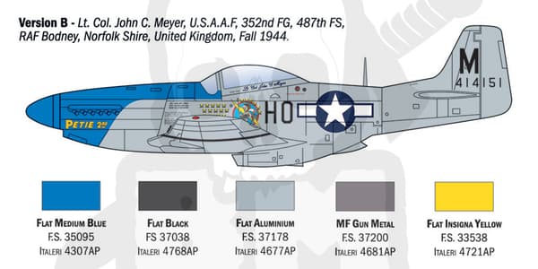 I1484 1:72 P-51D Mustang Aces