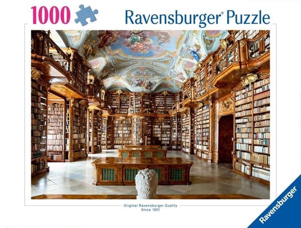 2D-pussel: Bibliotek 1000 bitar