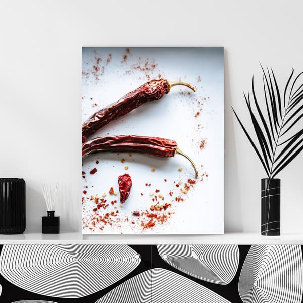 Canvastavla Peppers kök 30x40 cm