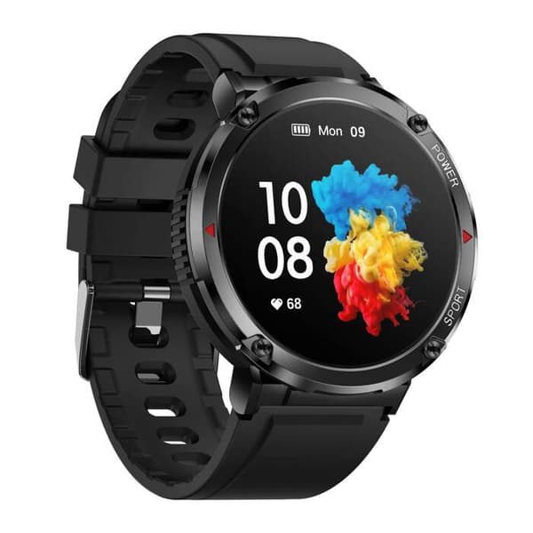 Herre smartwatch Gravity GT21-4 - Bluetooth opkald, ekstra rem (sg025d)