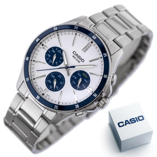 Herrklocka CASIO MTP-1374D-7A2 (zd063f) + Låda