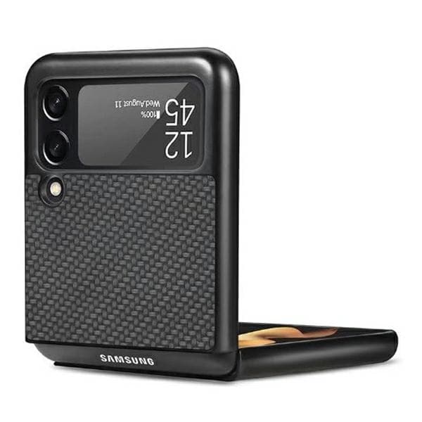 Beline Carbon-cover til Galaxy Z Flip 6, sort