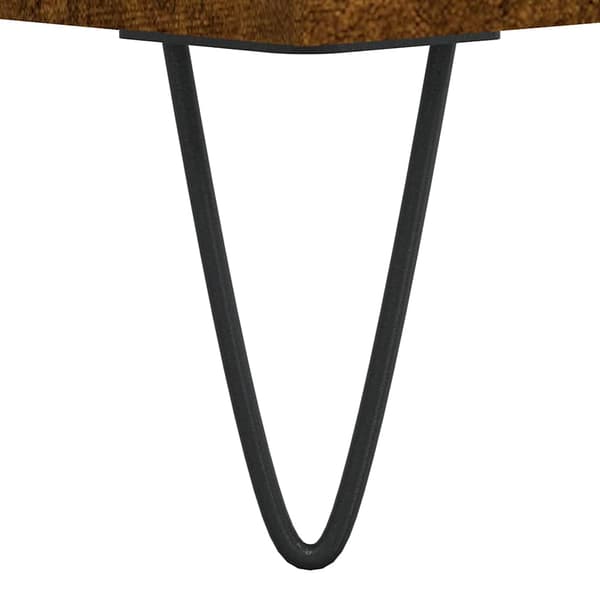 vidaXL kommode, røget eg, 40x35x70 cm, træbaseret materiale