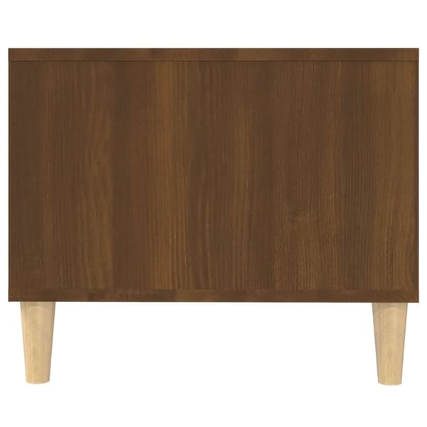 vidaXL sofabord brunt egetræ 102x50x40 cm