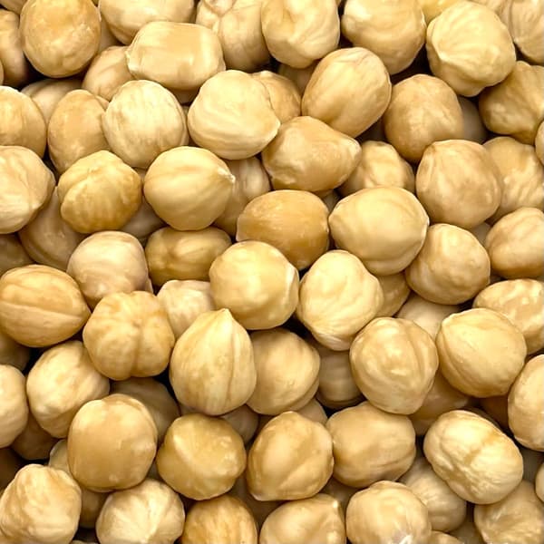Blancherade hasselnötter 500 g