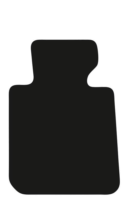 polyamid førermåtte til: BMW 1 E81 hatchback 2007-2012 gummibelagt førermåtte