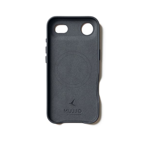 MUJJO iPhone 17 Air Läderfodral Basalt