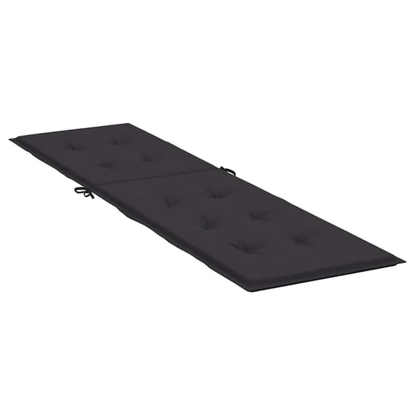 vidaXL liggestolspude, sort, (75+105)x50x3 cm