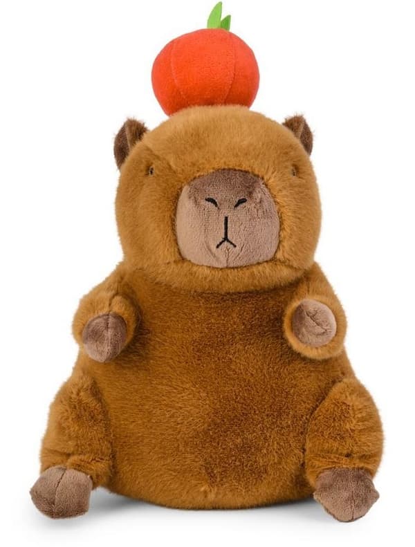 Kapybara-pehmolelu omenalla 25cm