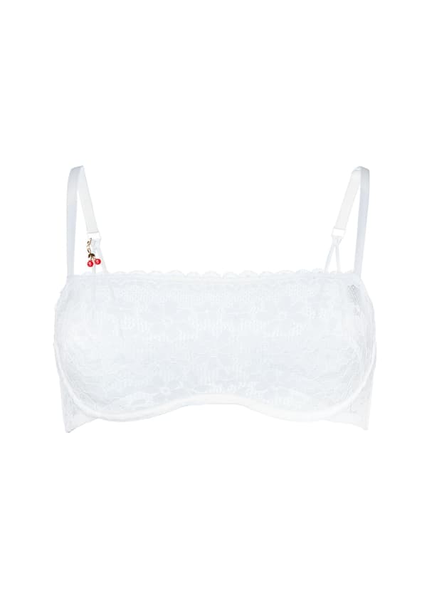 Dejlig Cherry Bloovii Soft Top Bh | Creme M