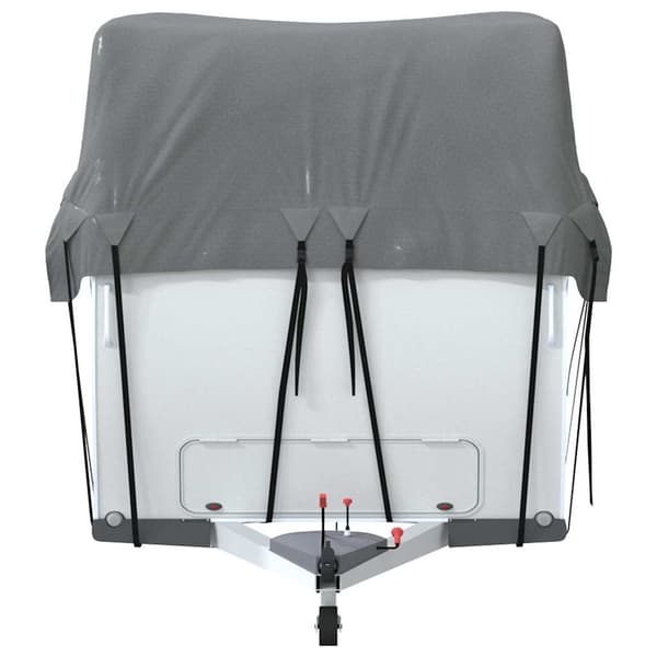 vidaXL Takskydd för husvagn, grått, 800x300 cm