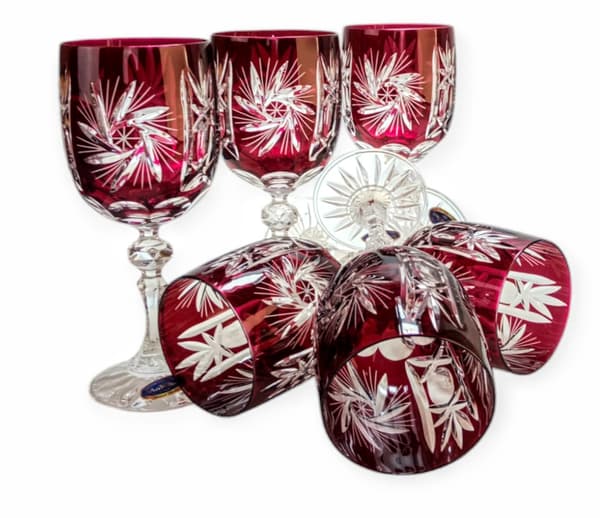 Ruby Crystal vinglas 240 ml olivkvarn