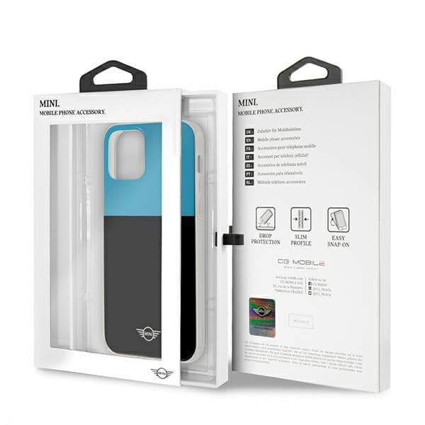 Mini Color Block-cover til iPhone 12/12 Pro, blå