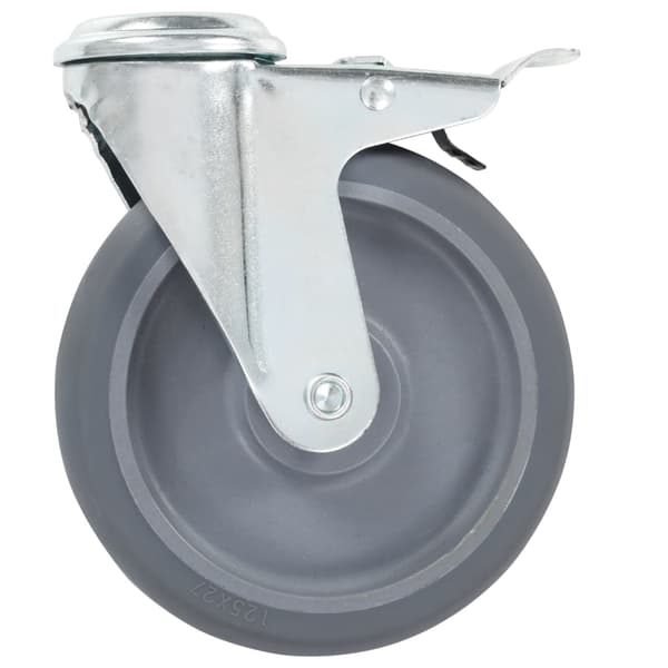 vidaXL 8 svänghjul med bulthål, 125 mm