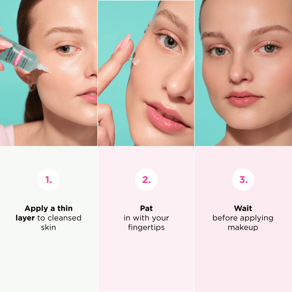 Makeupbase, fugtgivende, gel